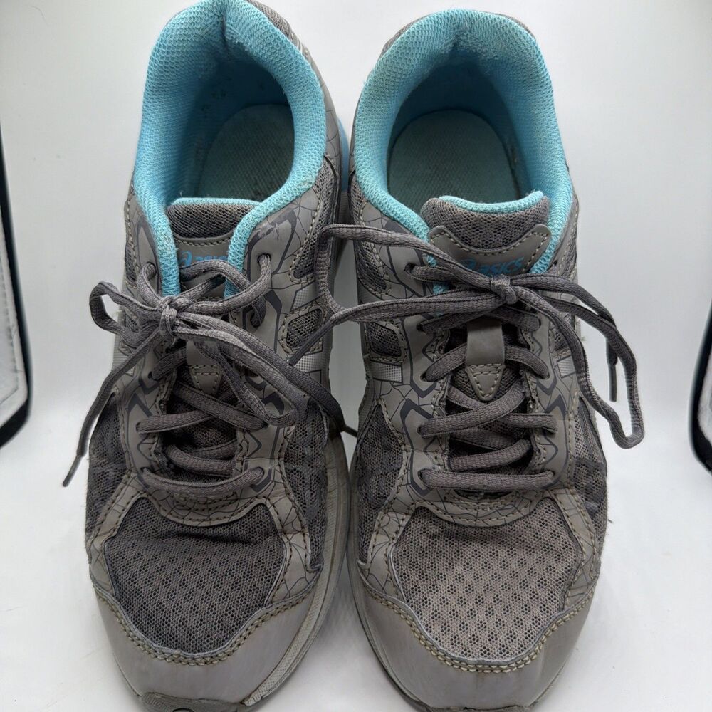 ASICS Endurant Women’s Running Shoes Grey And Blue T792N Size 7.5